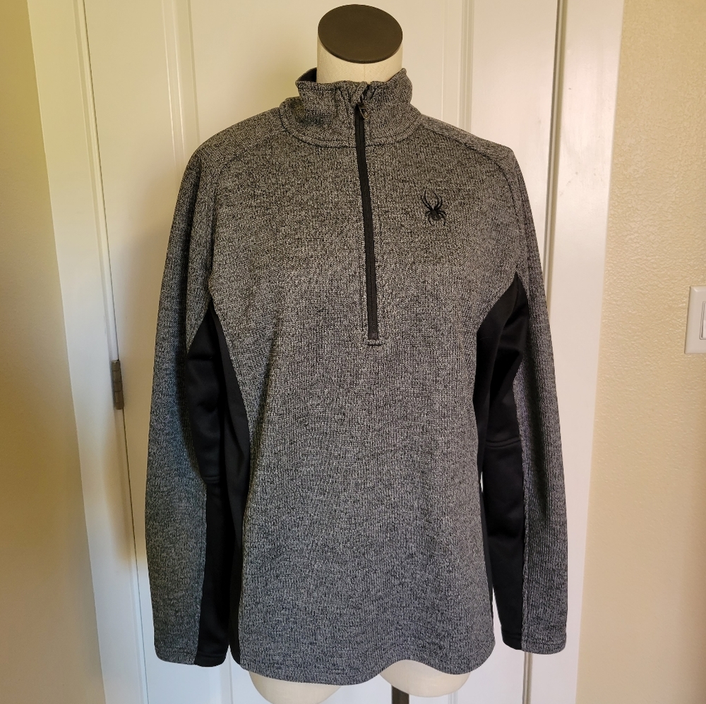 Men's Spyder half zip pullover